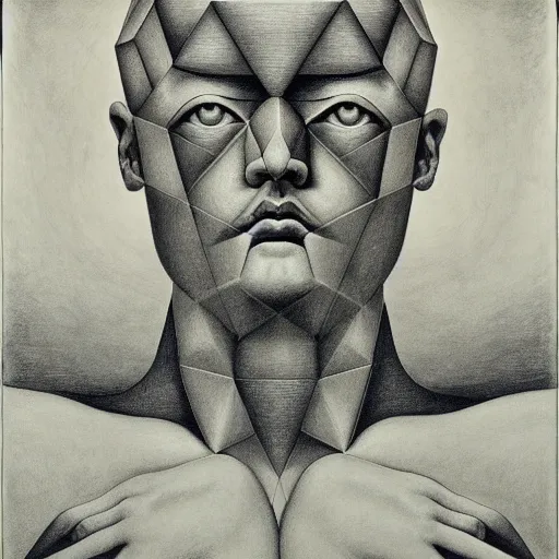 Image similar to lithography on paper secret artefact conceptual figurative post - morden monumental dynamic portrait by william blake and escher and hogarth, inspired by magritte, illusion surreal art, highly conceptual figurative art, intricate detailed illustration, controversial poster art, polish poster art, geometrical drawings, no blur