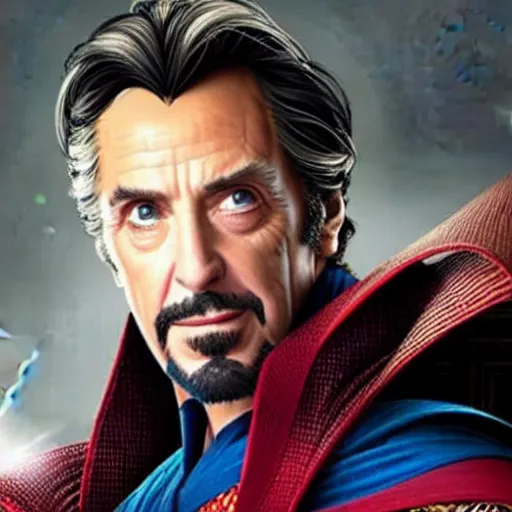 Image similar to Al Pacino as Doctor Strange