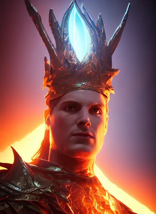 Image similar to mercury god ultra detailed fantasy, elden ring, realistic, dnd character portrait, full body, dnd, rpg, lotr game design fanart by concept art, behance hd, artstation, deviantart, destiny 2, global illumination radiating a glowing aura global illumination ray tracing hdr render in unreal engine 5