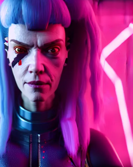 Prompt: woman from the animated series love, death and robots two in the void, cyberpunk 2 0 7 7, stephen conroy, filonov, beautiful face, octane rendering