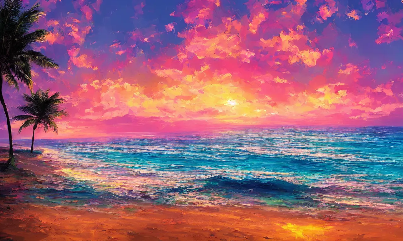 Image similar to paradise beach by alena aenami artworks in 4 k