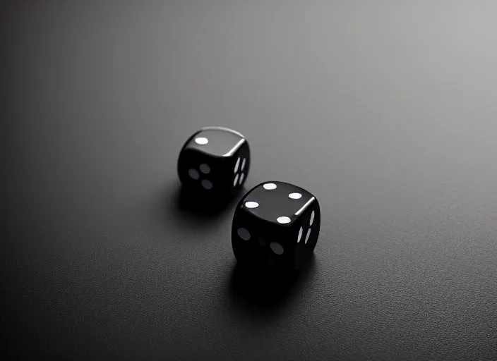 Prompt: a dice made of crystal, xf iq 4, 1 5 0 mp, 5 0 mm, iso 2 0 0, 1 / 1 6 0 s, natural light, octane render, adobe lightroom, rule of thirds, symmetrical balance, depth layering, polarizing filter, sense of depth, ai enhanced