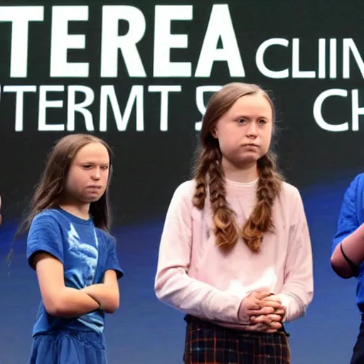 Image similar to greta thunberg climate presentation