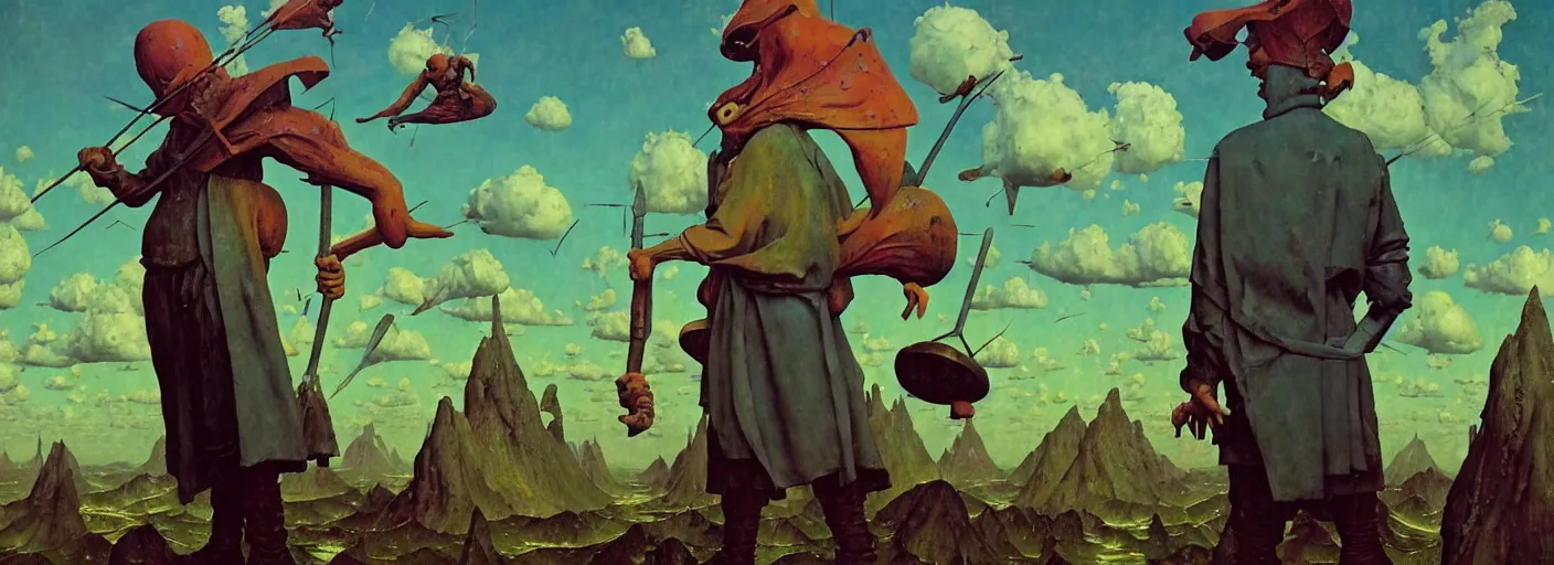 Image similar to full - body portrait surreal colorful clay fighting artstation rpg angel character concept art anatomy, action pose, very coherent and colorful high contrast masterpiece by norman rockwell franz sedlacek hieronymus bosch dean ellis simon stalenhag rene magritte gediminas pranckevicius, dark shadows, sunny day, hard lighting, reference sheet white! background