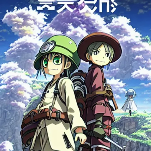 Image similar to Made In Abyss Anime Cover Art