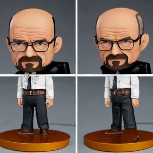 Image similar to walter white as a nendoroid figure