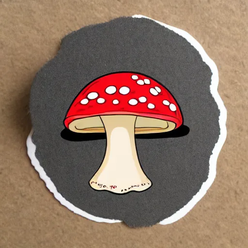 Image similar to cute mushroom character sticker