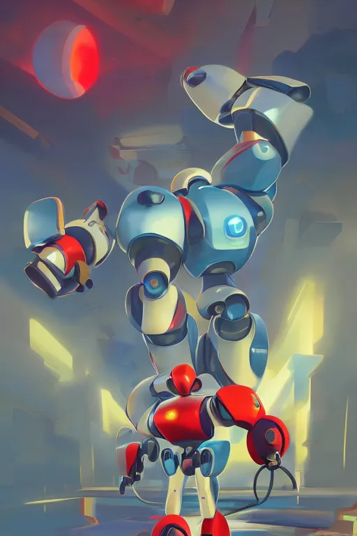 Image similar to metabots medabots medarotto medarot robot minimalist comics, behance hd by jesper ejsing, by rhads, makoto shinkai and lois van baarle, ilya kuvshinov, rossdraws global illumination ray tracing hdr