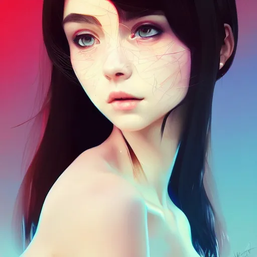 Image similar to a portrait of a beautiful nervous wreck, art by ilya kuvshinov and wlop and artgerm and josan gonzalez, magda torres gurza, digital art, highly detailed, intricate, sharp focus, trending on artstation hq, deviantart, pinterest, unreal engine 5, 4 k uhd image