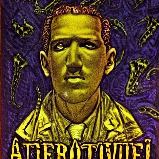 Image similar to a hero made by H P Lovecraft