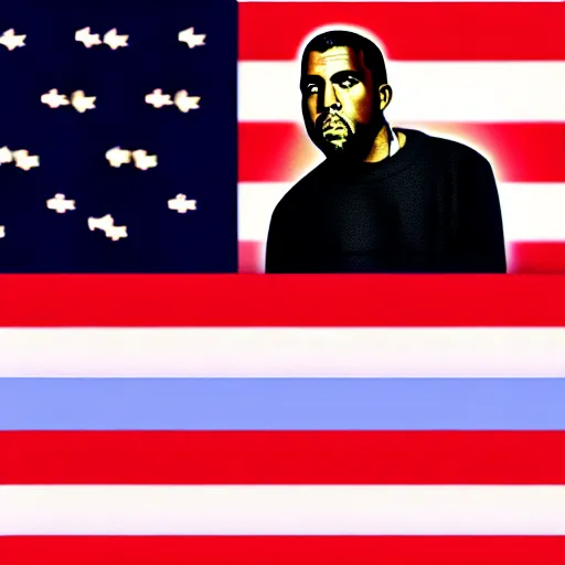 Image similar to vhs static overlay of kanye west inauguration, vhs, 1 9 9 0, highly realistic, highly detailed, vhs noise static, black and white, vhs glitch