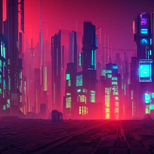 Image similar to 3 d render of, in the distance a cyberpunk blockchain city is seen, blockchain, symmetry, painted, intricate, volumetric lighting, beautiful, rich deep colors masterpiece, sharp focus, ultra detailed, in the style of dan mumford and marc simonetti