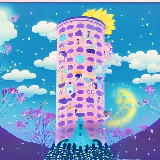 Image similar to the tower by Chiho Aoshima