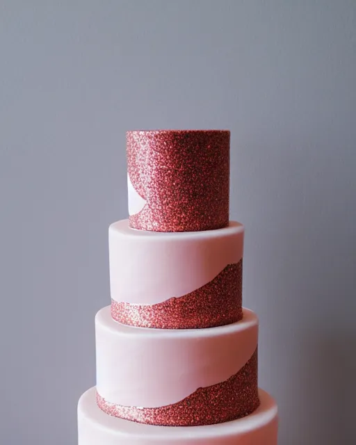 Image similar to elegant quartz raspberry wedding cake dripping fondant, stylized, sparkling, glitter, gilding, ornate, sylvain sarrailh, joongwon jeong