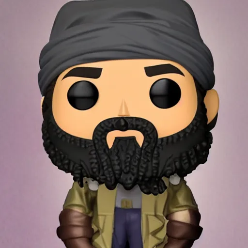 Image similar to Osama Bin Laden funko pop doll