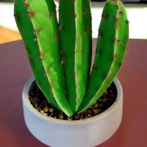 Image similar to cactus shaped cat