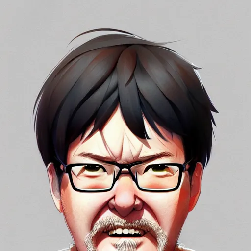 Image similar to randy quaid, portrait by shinkai makoto studio ghibli studio key hideaki anno sakimichan stanley artgerm lau rossdraws james jean marc simonetti elegant highly detailed digital painting artstation pixiv