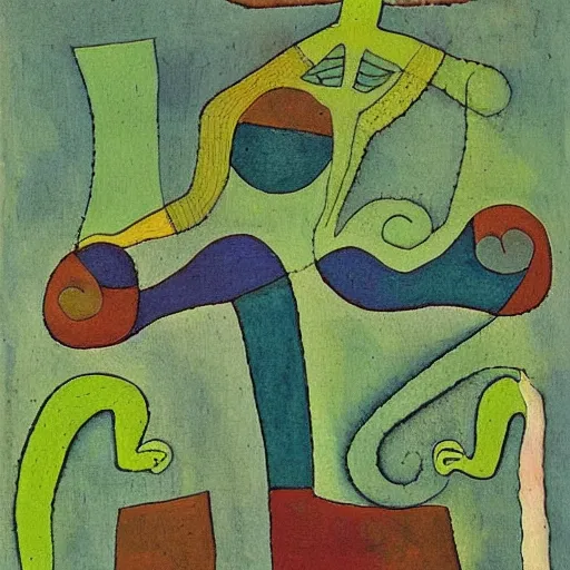 Prompt: a painting of bug by paul klee, intricate detail, expressionism