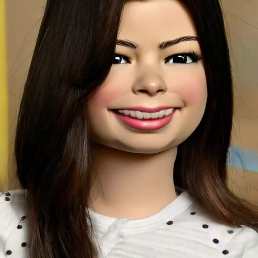 Image similar to miranda cosgrove, as a bobblehead figure, ebay photo