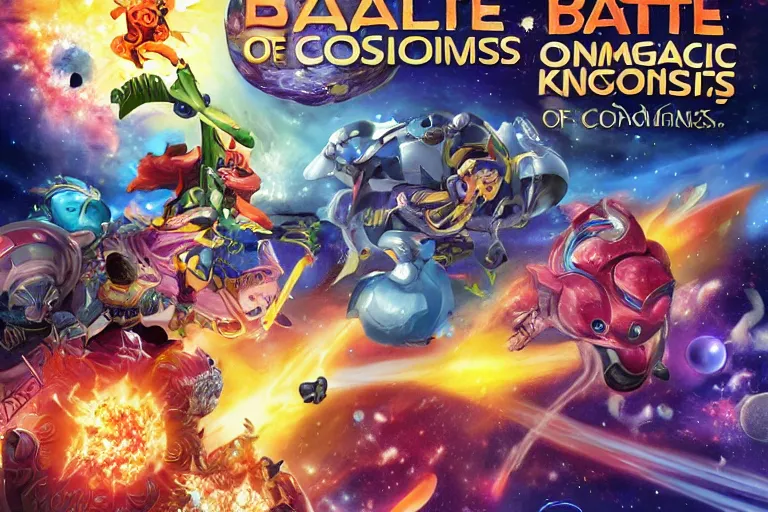 Prompt: Battle of the Cosmic Kingdoms