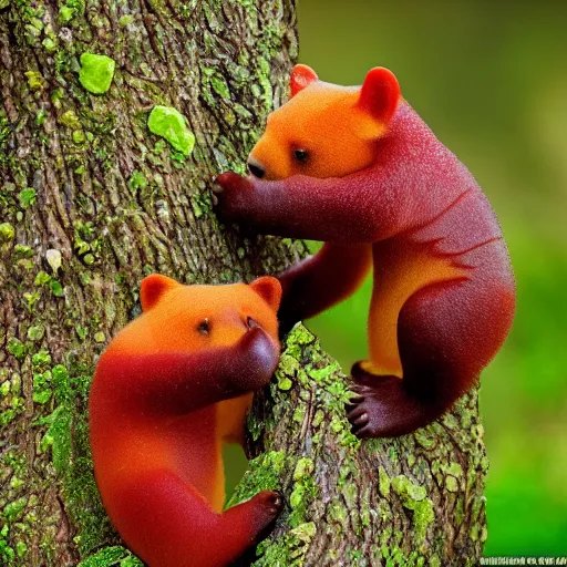 Image similar to national geographic photos of wild gummy bears, wildlife photography