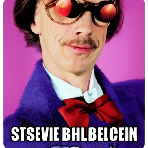 Image similar to Steve Buscemi as Willy Wonka