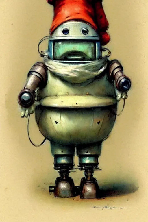 Image similar to ( ( ( ( ( 1 9 5 0 s robot knome fat. muted colors. ) ) ) ) ) by jean - baptiste monge!!!!!!!!!!!!!!!!!!!!!!!!!!!!!!