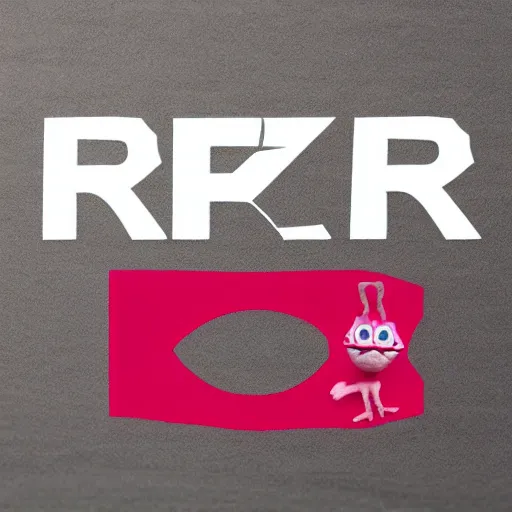 Prompt: big r logo and a crazy animal, crypto logo