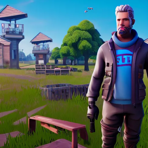 Prompt: a detailed portrait of jamie kennedy in fortnite, unreal engine 5 rendered, incredibly highly detailed and realistic, 8 k, sharp focus, studio quality