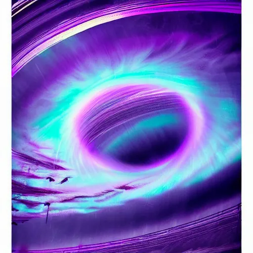 Image similar to amazing photo of a purple tornado in the shape of a tornado, digital art, beautiful dramatic lighting
