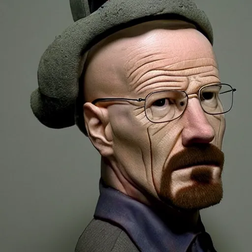 Image similar to walter white taxidermy failure