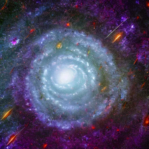 Image similar to A first person perspective of a view through a high powered telescope of a spiral galaxy, with billions of stars shining bright, rendered in unreal engine, 4k resolution, 60fps, HDR, Bloom effect, realistic galaxy, space galaxy, stars, rendered in octane, professional grade, professional photo.