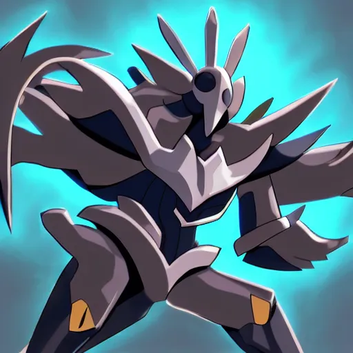 Image similar to Mordekaiser in pokemon artstyle, 4k, pokemon johto