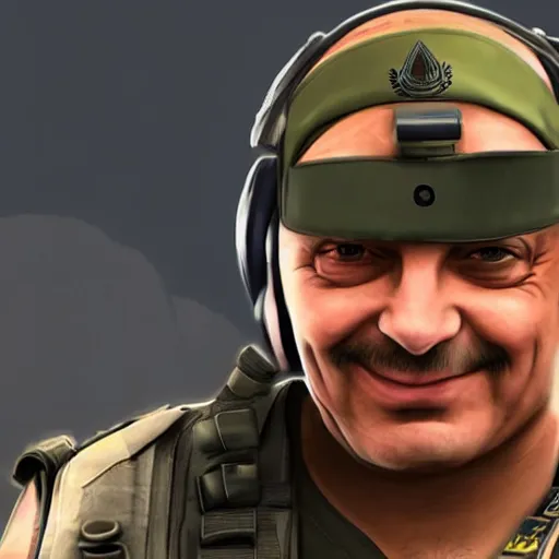 Image similar to Viktor Orban as a Counter-Terrorist in CSGO