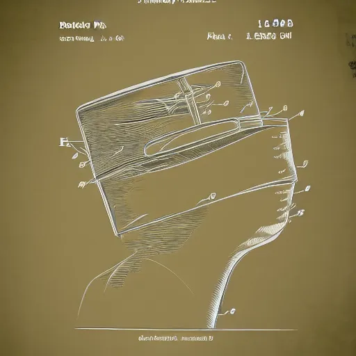 Image similar to stable diffusion patent drawing style