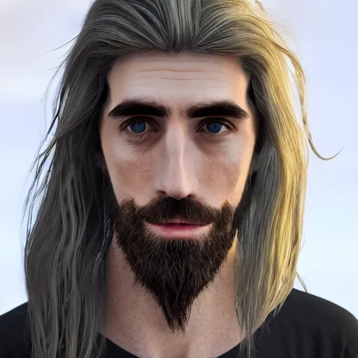 Prompt: hyperrealistic dslr film still of asmongold, long stringy hair, combover, stunning 8 k octane comprehensive 3 d render, unreal engine, perfect symmetry, dim volumetric cinematic lighting, extremely hyper - detailed, incredibly real lifelike attributes & flesh texture, intricate, masterpiece, artstation, stunning