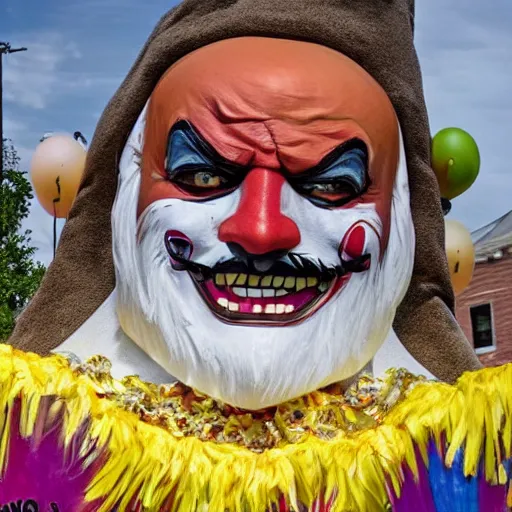 Prompt: parade float for captain spaulding, realistic photography, high detailed