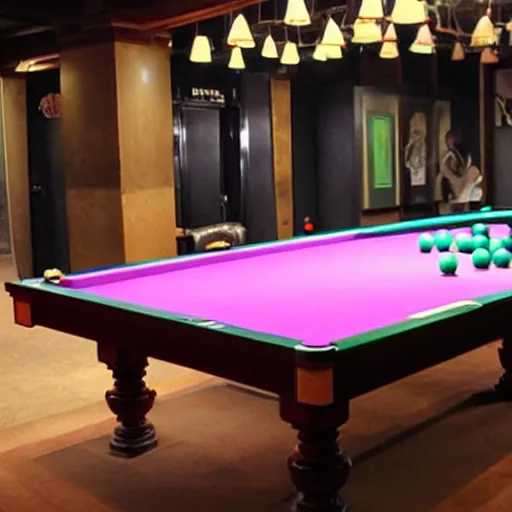 Image similar to snooker made of water