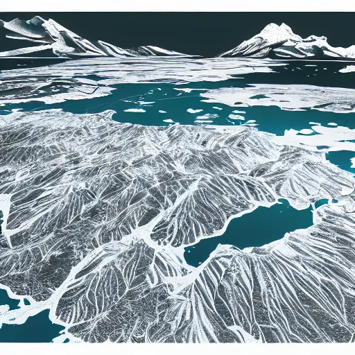 Prompt: tropical island beneath antarctica, cinematic, establishing shot, extremely high detail, photorealistic, cinematic lighting, intricate line drawings, 8k resolution