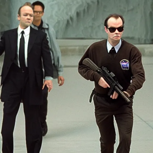 Image similar to bill murray as agent smith