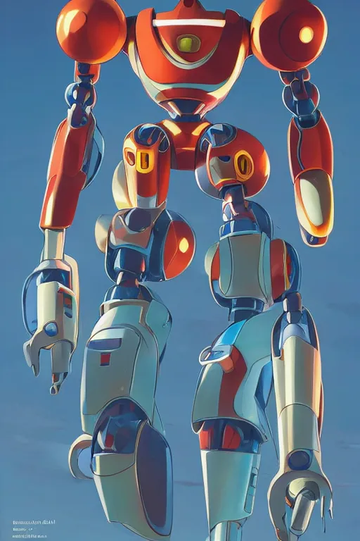 Image similar to metabots medabots medarotto medarot robot minimalist comics, behance hd by jesper ejsing, by rhads, makoto shinkai and lois van baarle, ilya kuvshinov, rossdraws global illumination ray tracing hdr radiating a glowing aura