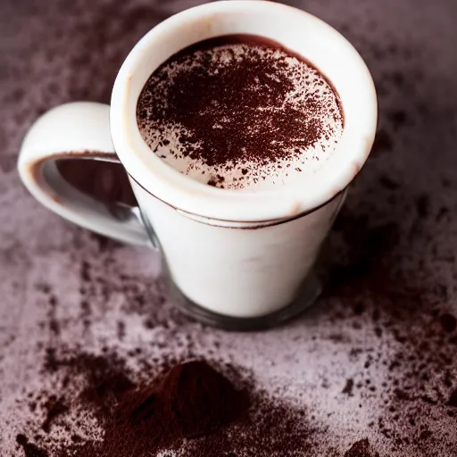 food photography of hot chocolate drink in tall glass | Stable ...