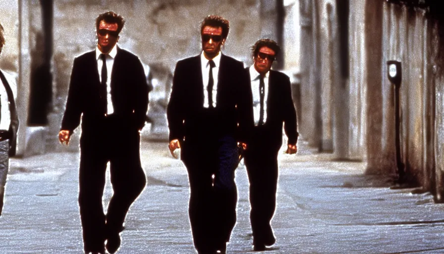 Reservoir Dogs Walking Scene