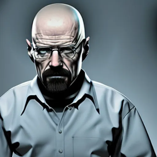 Image similar to walter white from breaking bad in five nights at freddy ’ s, 4 k, hyper realistic