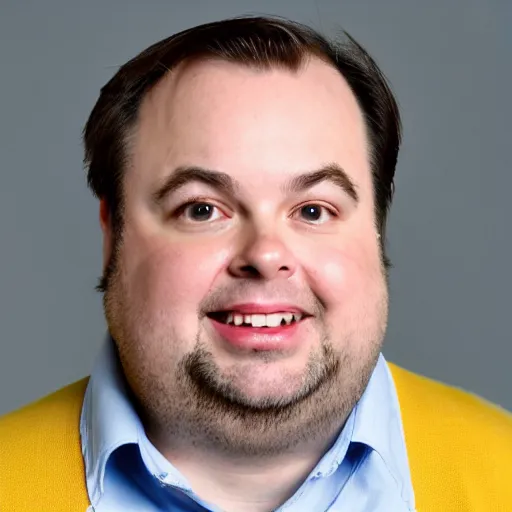 Image similar to rich evans, head and shoulders studio photo