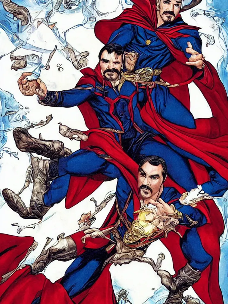 Image similar to Burt Reynolds as Doctor Strange