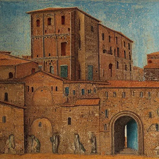 Image similar to old city by duccio di buoninsegna