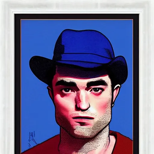 Image similar to “ robert pattinson retro minimalist portrait by jean giraud, moebius, sharp, smooth face, comic, 8 k ”