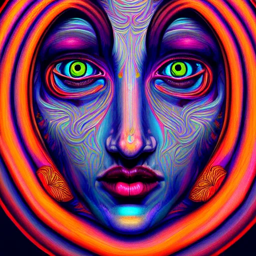 Image similar to An extremely psychedelic portrait of the Third Eye, surreal, LSD, face, detailed, intricate, elegant, lithe, highly detailed, digital painting, artstation, concept art, smooth, sharp focus, illustration