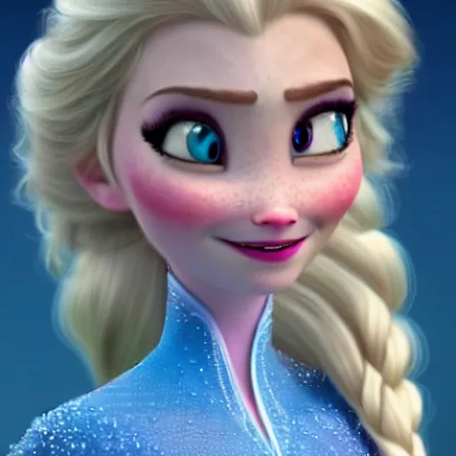 Image similar to elsa from frozen